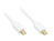 Anschlusskabel Mini DisplayPort 1.2, Stecker beidseitig, vergoldet, weiß, 1m, Good Connections®