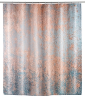 WENKO Anti-Schimmel Duschvorhang Agate, Textil (Polyester), 180 x 200 cm, wasserabweisend, waschbar