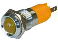 LED-Signalleuchte, 24 V (AC), 24 V (DC), rot, 700 mcd, Einbau-Ø 14 mm, LED Anzah