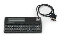 Keyboard display unit ZKDU Compact 62 keys QWERTY for stand-alone operation of Zebra printers, 2-line LCD display, RS232 interface
