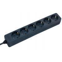 Power extension 1.4 m 6 AC outlet(s) Indoor Black Black Inny