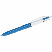 Kugelschreiber 4-Farb mit Drücker zur einfachen Farbauswahl