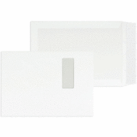 Versandtaschen C4 150g/qm HK Fenster Papprückwand VE=125 St. weiß