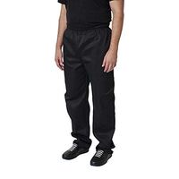 Whites Vegas Chef Trousers in Black - Polycotton - Elasticated - 4XL