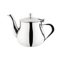 Olympia Arabian Tea Pot with Double Layer Handle - Stainless Steel - 400ml