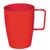 Kristallon Handled Mug in Red - Extremely Durable - 284 ml 10 Oz - 12 pc