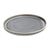 Olympia Cavolo Flat Round Plates in Charcoal Dusk Porcelain - 180mm - Pack of 6