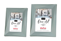 Dufco Kunststoff-Bilderrahmen Deco Art, 10 x 15 cm, grüngrau