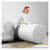 Spastikerrolle Therapie Rolle Gymnastikrolle Lagerungsrolle 20x150 cm, Weiß
