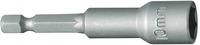 Stecknuss Bit L45 mm mit Dauermagnet 10 mm