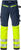 High Vis Stretch-Handwerkerhose Kl.1, 2568 STP Warnschutz-gelb/marine - Rückansicht