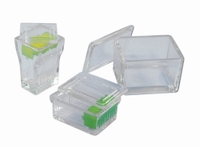 LLG-Färbekästen Kalk-Natron Glas | Typ: Färbeeinsatz für Makro Edelstahl