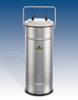 Dewar flasks cylindrical aluminium container with carrying handle Type 31 CAL