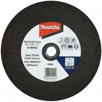 MAKITA B-10665-5 - Pack 5 discos abrasivos para corte de hierro 355x25.4 mm para cortadores 2414b y 2414nb