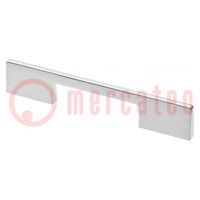 Holder; ZnAL; aluminium; H: 24mm; L: 128mm; W: 7mm; Holes pitch: 96mm