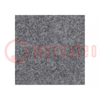 Upholstery cloth; Dim: 1500x700mm; Thk: 3mm; light gray melange