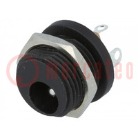 Connector: DC supply; socket; male; 5.5/2.1mm; 5.5mm; 2.1mm