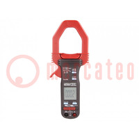 Meter: multifunction; digital,pincers type; Øcable: 50mm; LCD