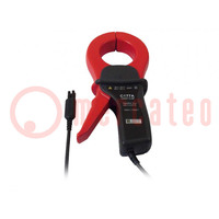 AC current clamp adapter; Øcable: 52mm; I AC: 0.005mA÷200A