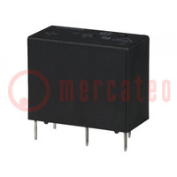 Relay: electromagnetic; SPDT; Ucoil: 5VDC; Icontacts max: 10A; PCB