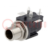 Socket; DC supply; male; with peg; on PCBs; SMT,THT; 11A; IP68