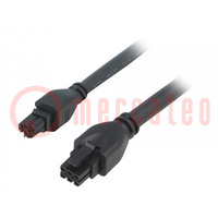 Kabel; Micro-Fit 3.0; vrouwelijk; PIN: 6; Lngt: 0,5m; 4A; vertind