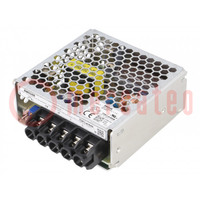 Power supply: switched-mode; for building in,modular; 50W; 48VDC