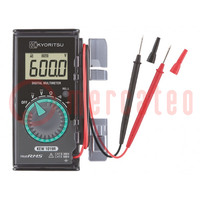 Digitale multimeter; LCD; VDC: 600mV,6V,60V,600V; True RMS