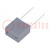 Kondensator: Polyester; 1uF; 200VAC; 400VDC; 15mm; ±10%; 18x11x19mm