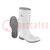 Boots; Size: 42; white-gray; PVC; bad weather,slip,impact