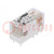 Relay: electromagnetic; DPDT; Ucoil: 12VDC; 8A; 8A/250VAC; 8A/24VDC