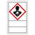GHS Gafahrstoffetiketten mit Klapplaminat, 500 Stück auf Rolle, 3,5 x 5,5 cm Version: 05 - Ätzwirkung