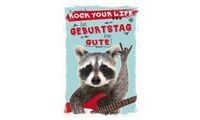 SUSY CARD Geburtstagskarte - Humor "Waschbär" (40051505)