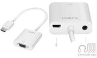 LogiLink 1.4 HDMI Adapterkabel, 150 mm, weiß (11117706)