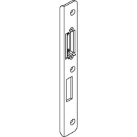 Produktbild zu GU Schließblech verdeckt m. Austauschstück, Y = 13 mm, Stahl dekorsilber, rechts