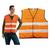Imagebild Safety vest "Standard" poly bag, yellow-neon