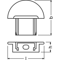 LED Strip Profiles Flat -PF01/EC/H LS AY-PF01/EC/H FS2 LEDV