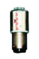 Kleinlampe 0,78W BA15d 24-28V rt Röhre einseitig gesockelt Ø18,5x45mm