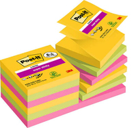 Post-It R330-SSCARN-P8+4 note paper Square Blue, Green, Orange, Pink, Yellow 90 sheets Self-adhesive