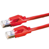 Draka Comteq S/FTP Patch cable Cat6, Red, 15m Netzwerkkabel Rot