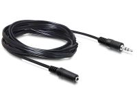 DeLOCK 3.5mm - 3.5mm, 5m audio kabel Zwart
