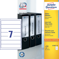 Avery L4760-100 etykiet do nadruku Biały Samoprzylepne etykiety do drukowania