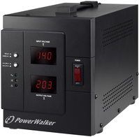 PowerWalker AVR 3000 SIV FR régulateur de tension 1 sortie(s) CA 110-280 V Noir