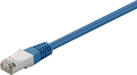 Goobay 73075 hálózati kábel Kék 10 M Cat5e F/UTP (FTP)