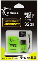 G.Skill FF-TSDHC32GC-U1 memoria flash 32 GB MicroSDHC UHS-I Clase 10