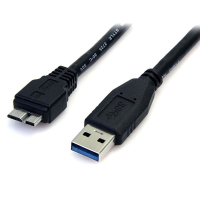StarTech.com USB3AUB50CMB USB kábel 0,5 M USB 3.2 Gen 1 (3.1 Gen 1) USB A Micro-USB B Fekete