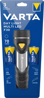 Varta Day Light Multi LED F30 Black, Silver, Yellow Hand flashlight
