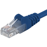 PremiumCord Patch kabel UTP Cat6 50cm modra hálózati kábel Kék 0,5 M U/UTP (UTP)