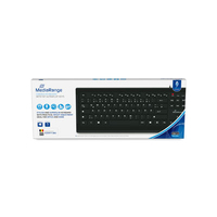 MediaRange MROS101-BE keyboard Home USB AZERTY Belgian Black
