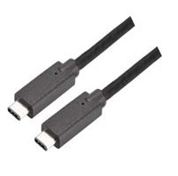 Bachmann 918.190 USB-kabel 0,5 m USB 3.2 Gen 2 (3.1 Gen 2) USB C Zwart
